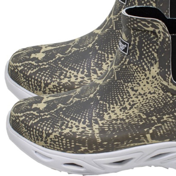 💥New In Box 💥FROGG TOGGS Grey Snakeskin Low Cut Splish Splash Rain Boot Size 6 - Picture 3 of 5